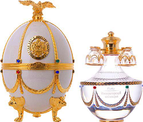 Imperial Collection Vodka Fabergé Ei Weiss 40% - 700 ml in Giftbox