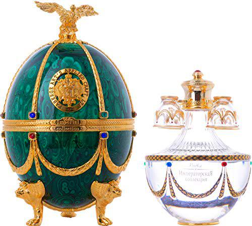 Imperial Collection Vodka Fabergé Ei Grün 40% - 700 ml in Giftbox