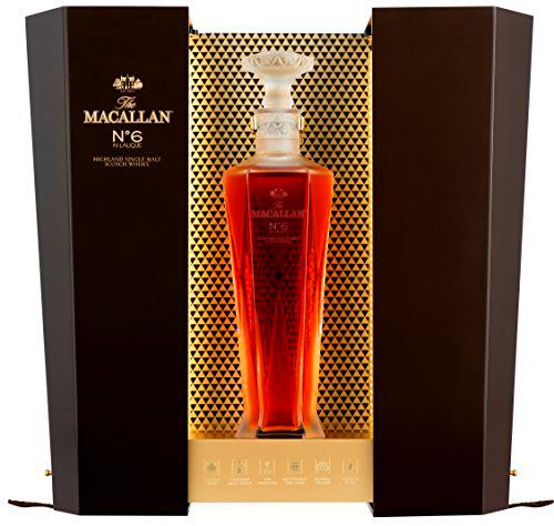 Macallan No. 6 en Lalique - Decantador con Regalo Whisky del paquete (1 x 0,7 l)