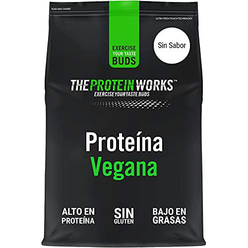 THE PROTEIN WORKS Proteína Vegana | 100% A Base De Plantas | Sin Gluten | Ecológico | Bajo En Grasas