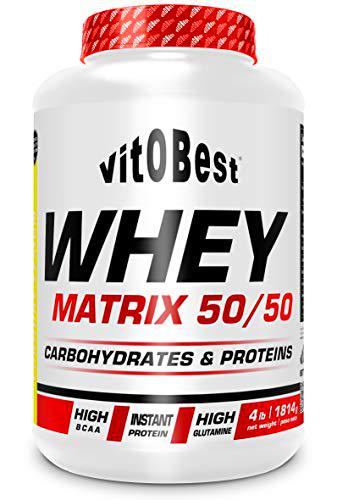 WHEY MATRIX 50/50 4 lb FRESA - Suplementos Alimentación y Suplementos Deportivos