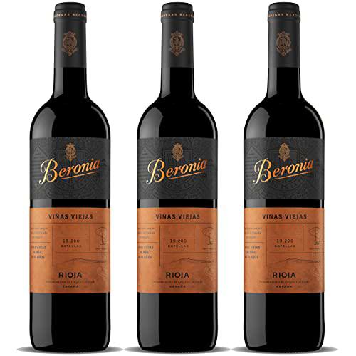 Beronia Viñas Viejas - Vino D.O.Ca. Rioja - 3 botellas de 750 ml