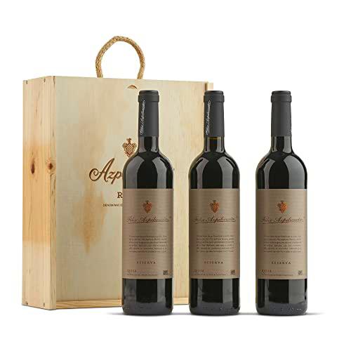 Félix Azpilicueta Reserva Caja de madera Premium 3 botellas D.O.Ca Rioja Vino