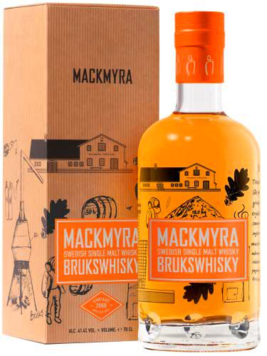 Mackmyra Destilería Brukswhisky 41.4% 1 botella, 1 x 700 ml