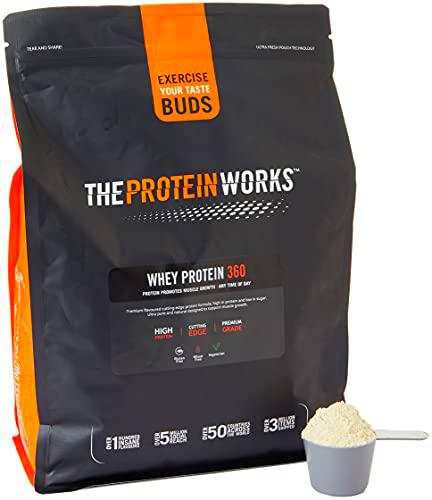 THE PROTEIN WORKS Whey Protein 360 | Batido Alto En Proteínas Para Construir Músculo| Combinación Tri-proteica