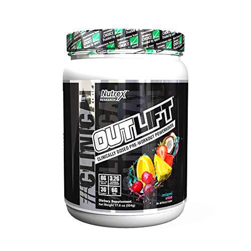 Nutrex Research Outlift, Suplemento Pre-Entrenamiento