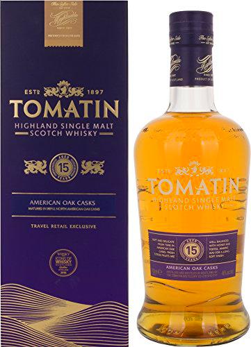 Tomatin 15 Years Old American Oak Casks Whisky - 700 ml