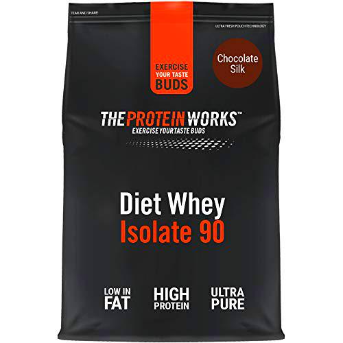 Proteína Whey Diet Isolate 90 | Sabor chocolate | 2 kg de Aislado de proteína Whey