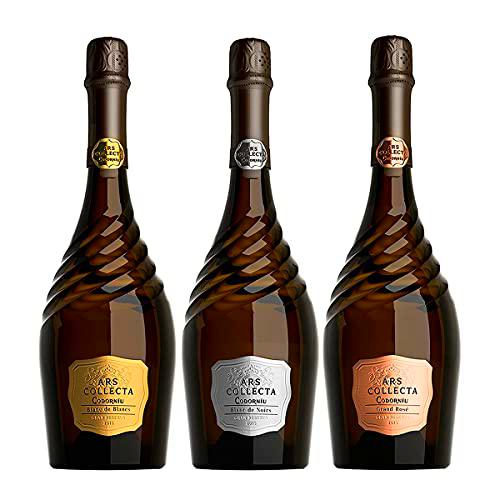 Pack x3 Cava Codorníu Ars Collecta Gran Reserva (Blanc de Blancs + Blanc de Noirs + Grand Rosé)