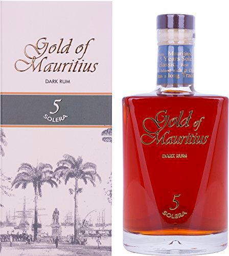 Gold of Mauritius Dark Rum 5 Solera Rum - 1 x 700 ml