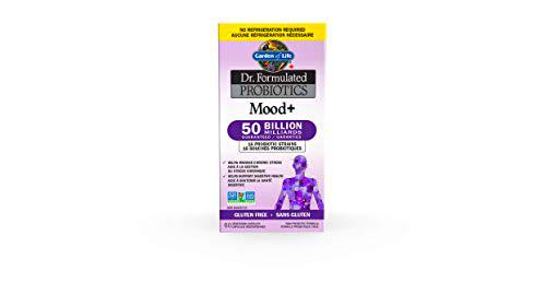 Garden of Life Dr. Formulated Mood + 50 mil millones de probióticos 60 cápsulas vegetarianas 60 g