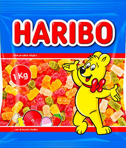 Haribo 0006680 Ositos de azúcar, Paquete de 12 x1 kg/bolsa