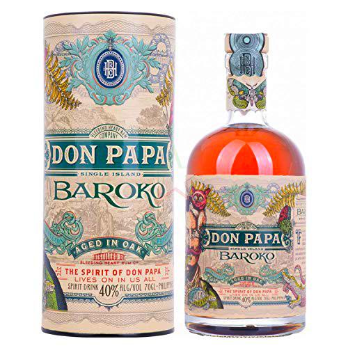 Don Papa Rum Baroko 40% - 700 ml in Giftbox