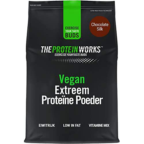 THE PROTEIN WORKS Proteína Vegana Extreme | 100% A Base De Plantas | Mezcla De 5 Proteínas