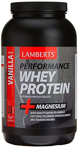 Lamberts Whey Protein Suplemento para Deportistas, Sabor a Vainilla