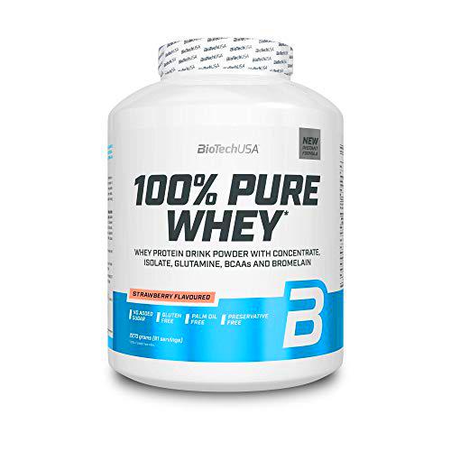 BioTechUSA 100% Pure Whey Complejo de suero de leche con bromelina