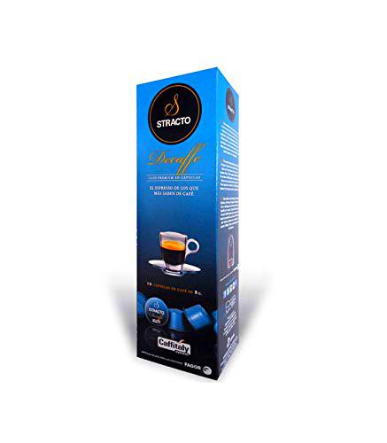 Stracto Capsulas de Cafe 80637, Decaffe 80 Unidades 1220 g