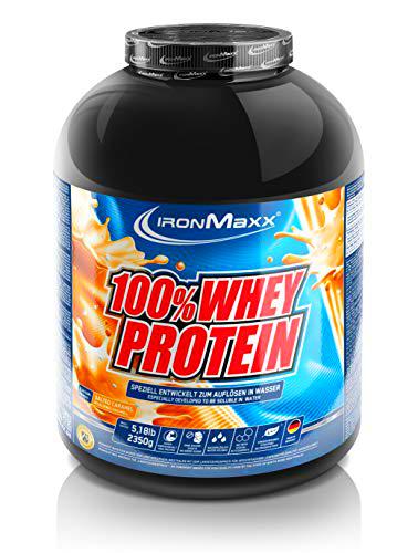 IronMaxx Ironmaxx Sabor Caramelo Salado 100% Polvo Proteína De Suero 2.35 Kg En Lata 2350 g