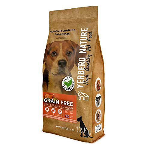 YERBERO Nature Grain Free de Pavo Comida para Perros SIN Cereales 12kg