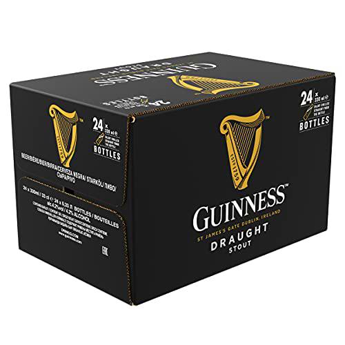 Guinness draught cerveza negra irlandesa pack 24 botellas 33cl