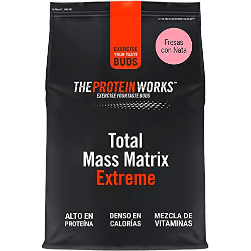 THE PROTEIN WORKS Total Mass Matrix Extreme Protein Powder | Masa Muscular | Alto En Calorías Para Ganar Masa | Con Glutamina