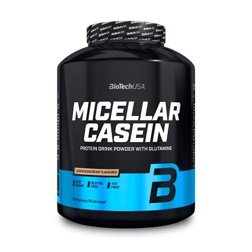 BioTechUSA Micellar Casein, Bebida proteica en polvo con caseína micelar