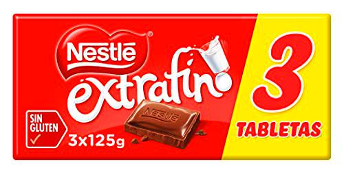 Nestlé Extrafino Chocolate con Leche - Tableta de Chocolate