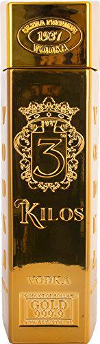 3 Kilos Gold Vodka 999.9 Ultra Premium Vodka 40% Vol