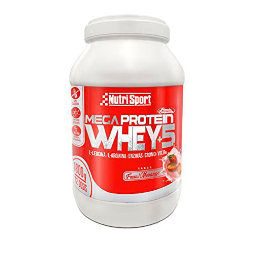 Nutrisport Mega Protein Whey +5 (Bote de 1800 G) 1800 g