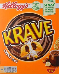 Kellogg's Cereales Krave Choco and Nuts - 12 Paquetes de 375 gr