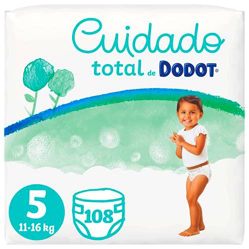 Dodot Pañales Bebé Cuidado Total Talla 5 (11-16 kg)