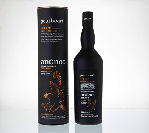 AnCnoc PEATHEART Highland Single Malt Scotch Whisky HEAVILY PEATED BATCH 2 46%