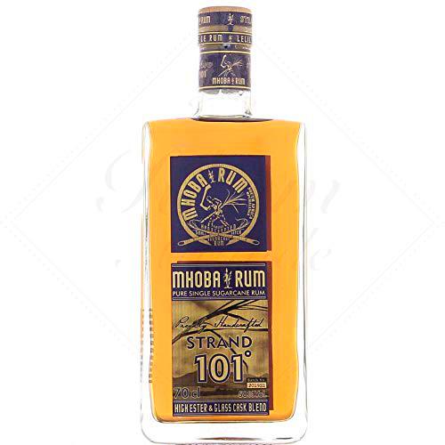 MHOBA Rum Mhoba Rum STRAND 101º High Ester &amp; glasss Cask Blend 58% Vol. 0,7l