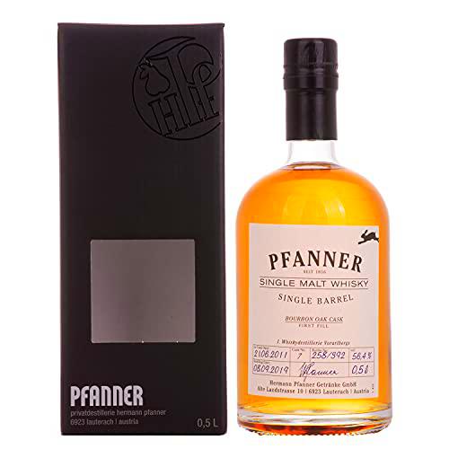 Pfanner Bourbon Oak Cask Single Malt Whisky 56,4% - 500 ml in Giftbox