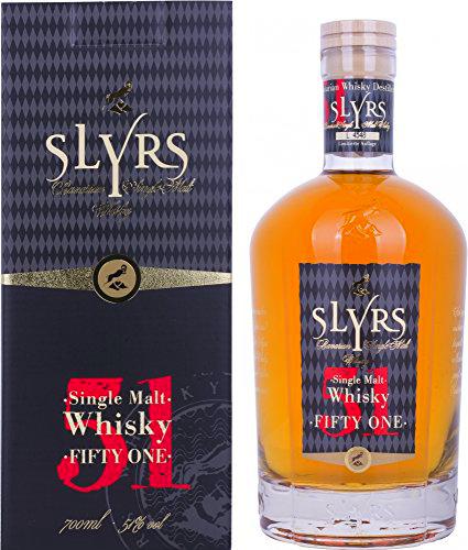 Slyrs Fifty One Bavarian Single Malt Whisky con paquete regalo