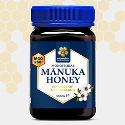 MANUKA NEW Miel DE Manuka MONOFLORAL MGO250+ 500G, Estándar, Único