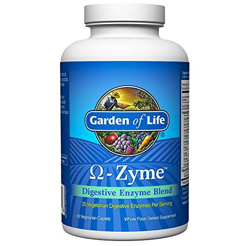 Garden Of Life Mezcla de Enzimas Digestivas O-Zyme 180 Caplets Vegetarianos 240 g