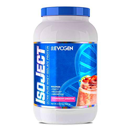 Evogen Polvo Isoject, Batido de Fresa 900 g