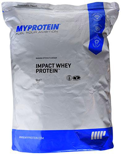 MyProtein Impact Whey Proteína de Suero, Sabor Stevia Plátano