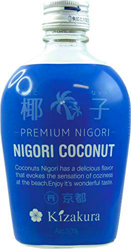 Kizakura Sake (Nigori) Con Sabor A Coco, 10% Vol - 3000 ml