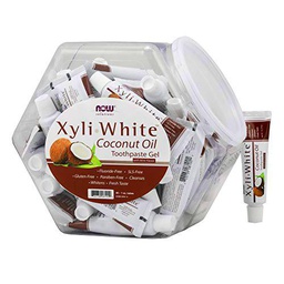 NOW Xyliwhite Fishbowl Ctr Disp Coconut 28g*40pc travel size