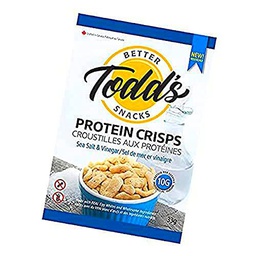 Todd'S Better Snacks Protein Crisps Sal Marina Y Vinagre 33G (Paquete De 40) 1320 g