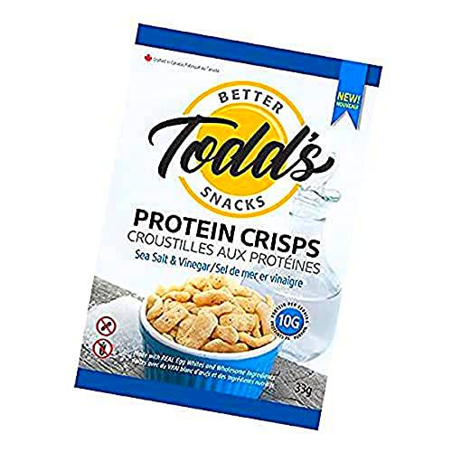 Todd'S Better Snacks Protein Crisps Sal Marina Y Vinagre 33G (Paquete De 40) 1320 g