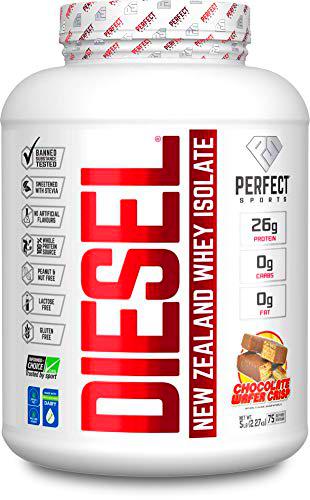 Perfect Sports Dieselnew Zealand Whey Isolate Chocolate Wafer Crisp 5Lb 2270 g