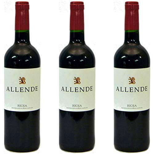 Allende Vino Tinto - 3 botellas x 750ml - total: 2250 ml