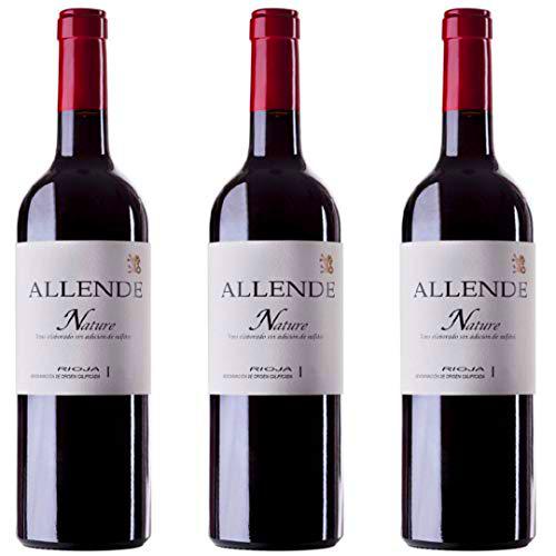 Allende Vino Tinto Nature - 3 botellas x 750ml - total: 2250 ml