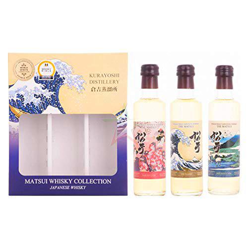 Matsui Whisky THE MATSUI Single Malt Japanese Whisky Set 48%