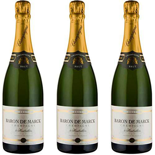 Baron De Marck Brut Champán - 3 botellas x 750ml - total: 2250 ml