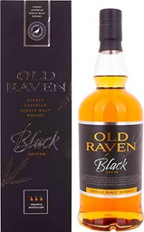 Old Raven Triple Distilled Single Malt Whisky Black Edition Fasstärke 54%