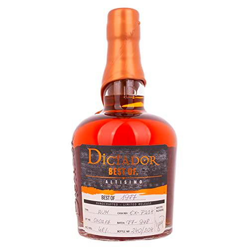 Dictador Dictador BEST OF 1977 ALTISIMO Colombian Rum 40YO/010217/EX-P234 48% Vol. 0,7l